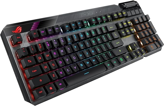 ASUS ROG Claymore II Wireless Modular Gaming Mechanical Keyboard (ROG RX Blue Switches, detachable numpad & wrist rest for TKL 80%/100%, Aura Sync, media controls, fast charge, USB 2.0 Passthrough) ASUS ROG Claymore II Wireless Modular Gaming Mechanical Keyboard (ROG RX Blue Switches, detachable numpad & wrist rest for TKL 80%/100%, Aura Sync, media controls, fast charge, USB 2.0 Passthrough)